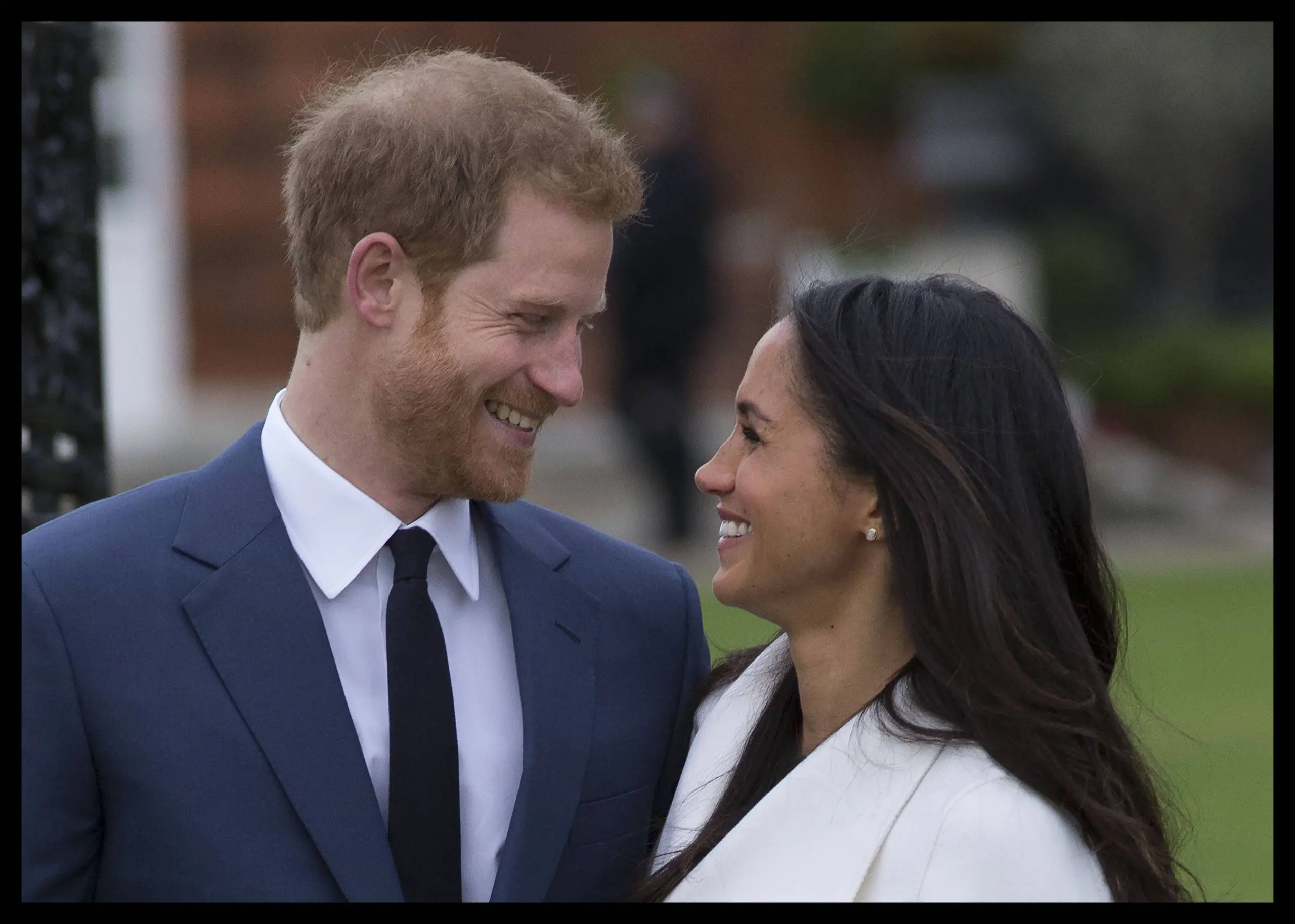 Harry und Meghan am Tag ihrer Verlobung