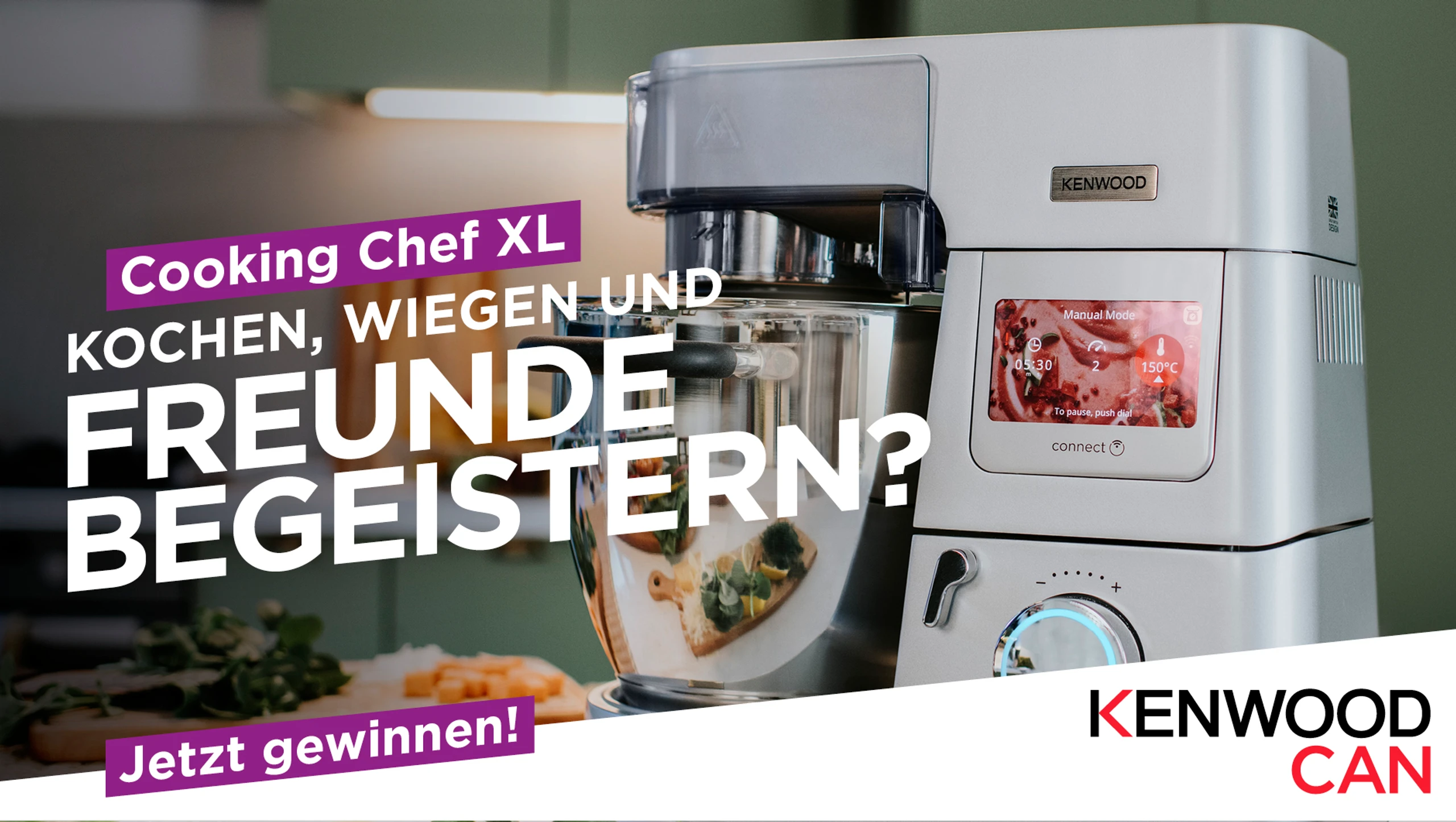 Gewinne eine KENWOOD Cooking Chef XL