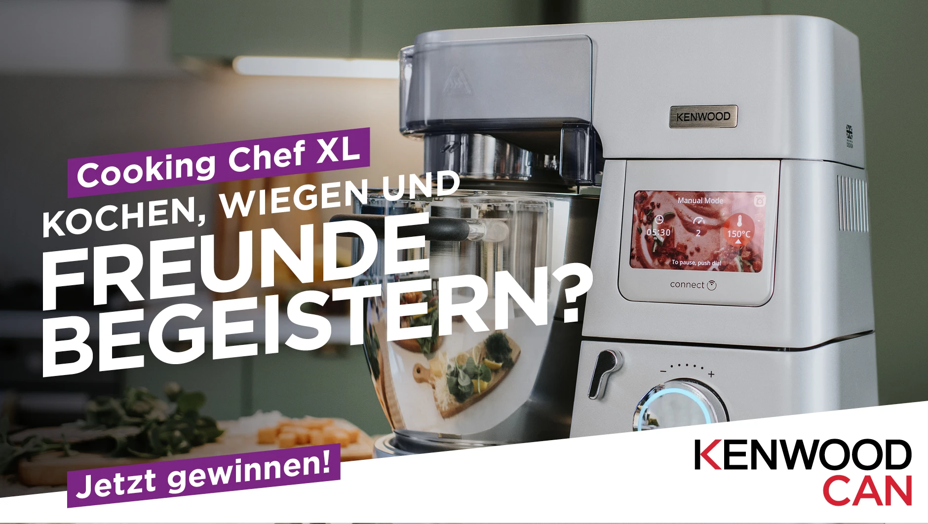Gewinne eine KENWOOD Cooking Chef XL