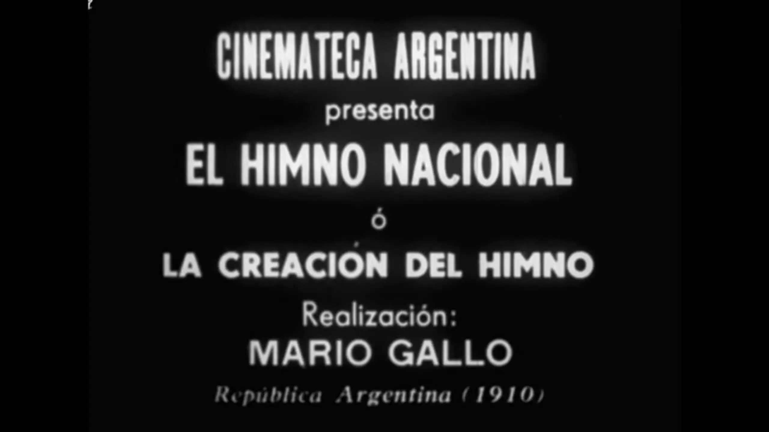 La creación del himno