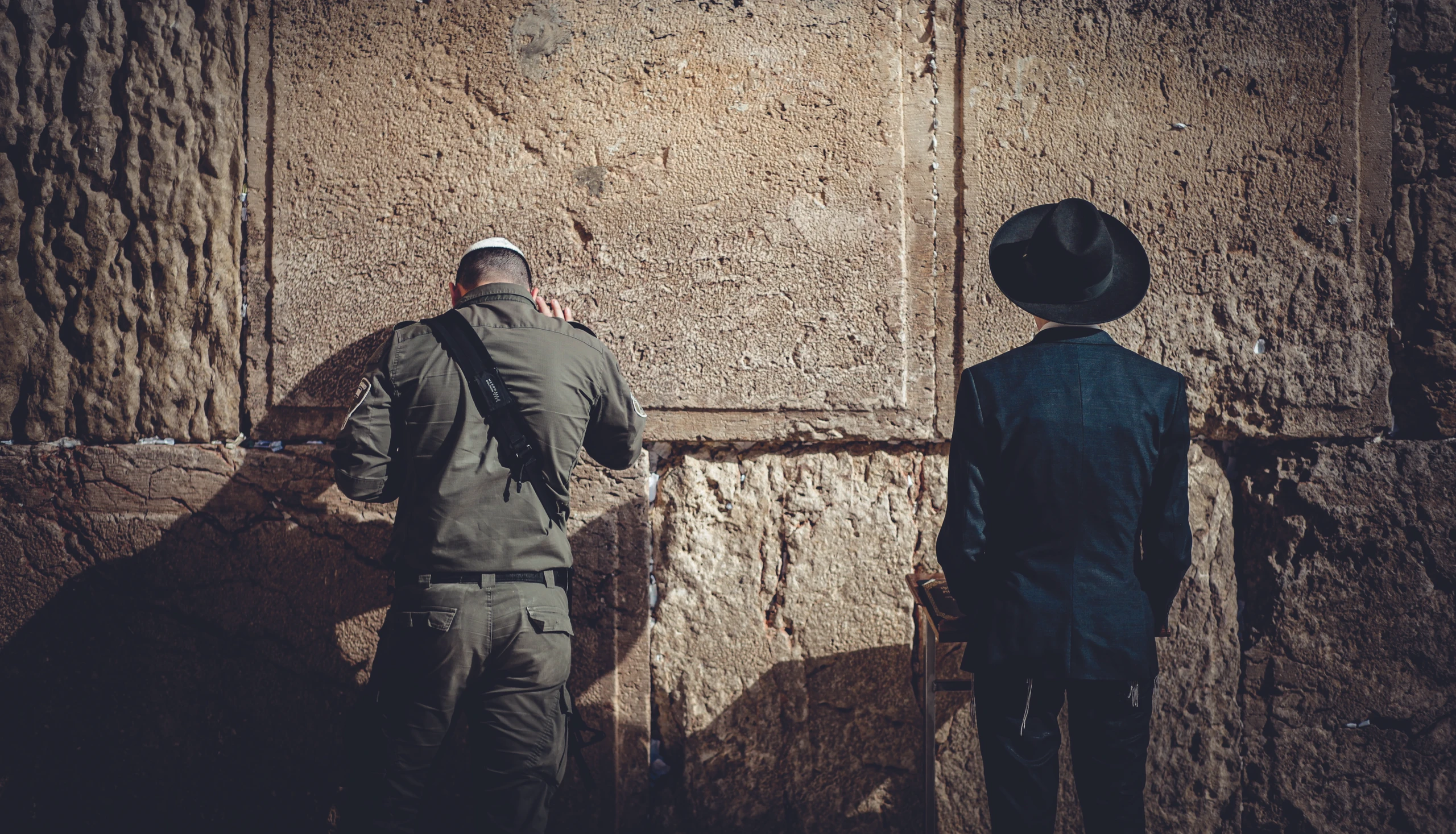 Die Klagemauer in Jerusalem