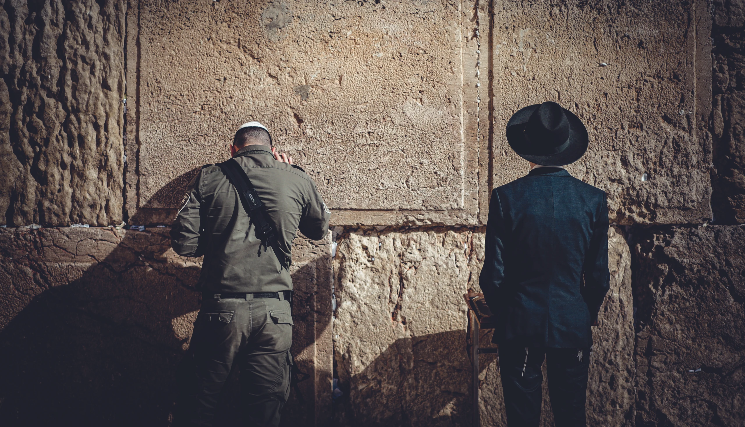 Die Klagemauer in Jerusalem