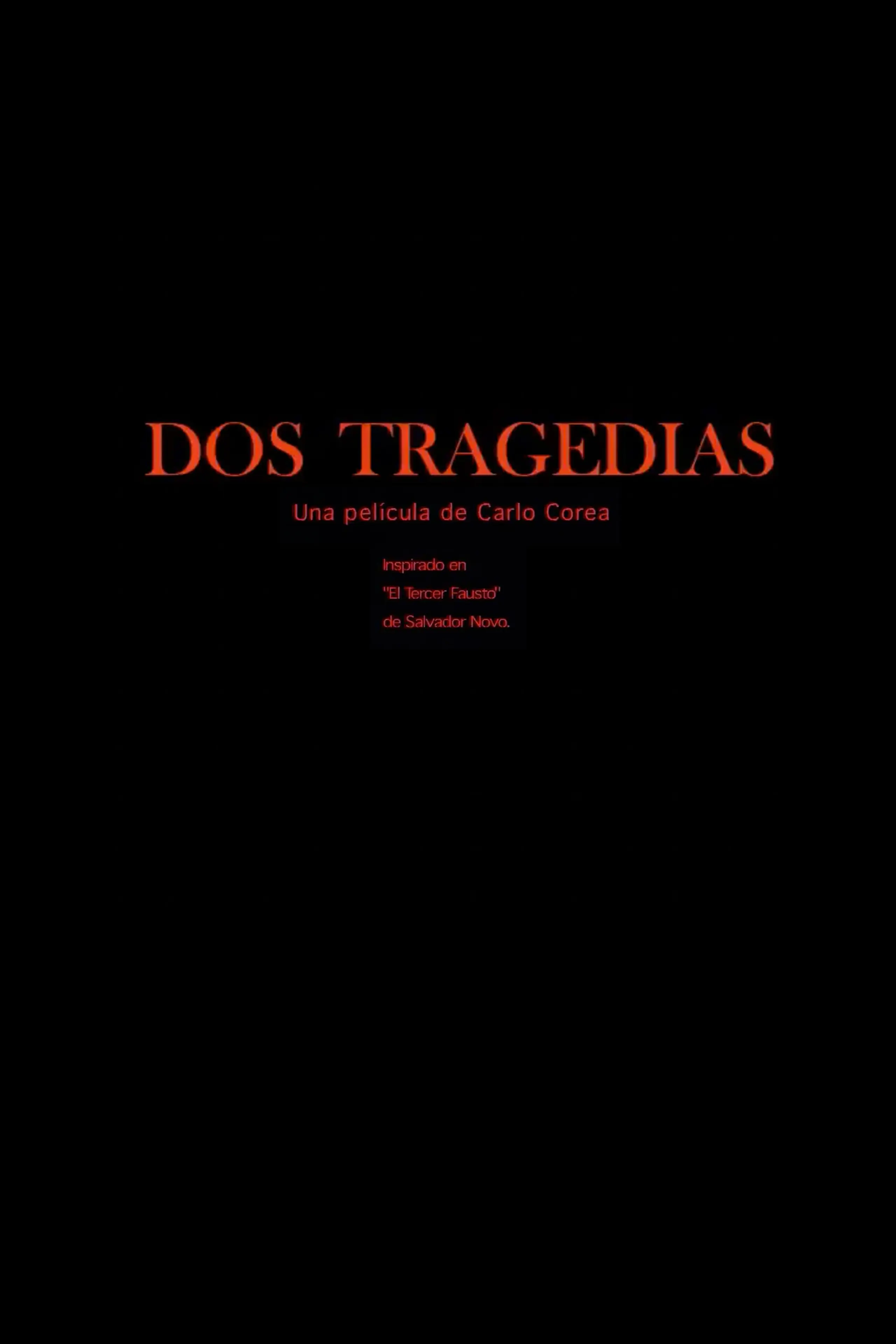 Dos tragedias