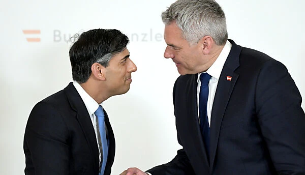 Sunak und Nehammer zeigten Einigkeit in Migrationsfragen