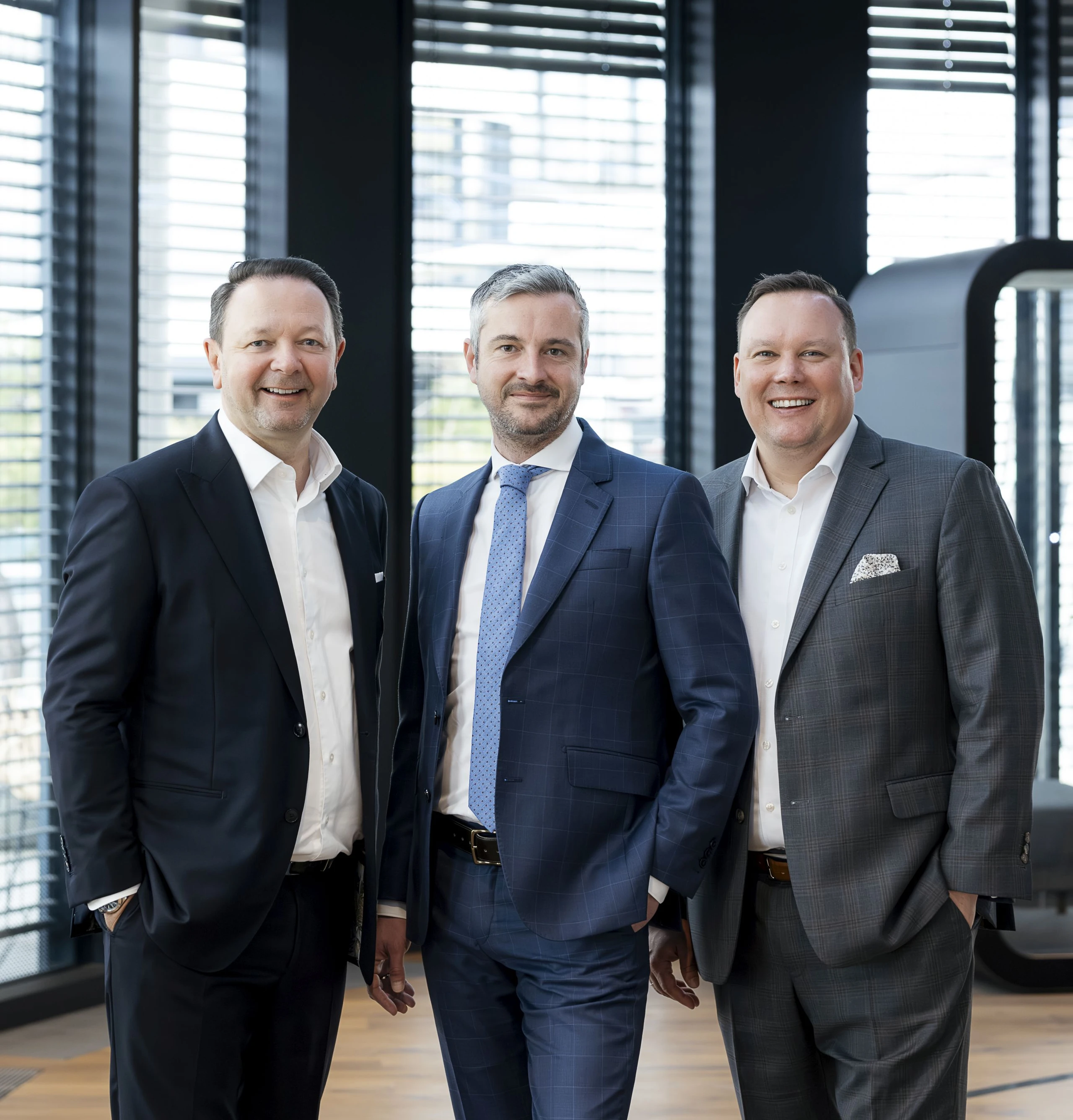 Christian Kladiva, Andreas Gaugg und Markus Spellmeyer