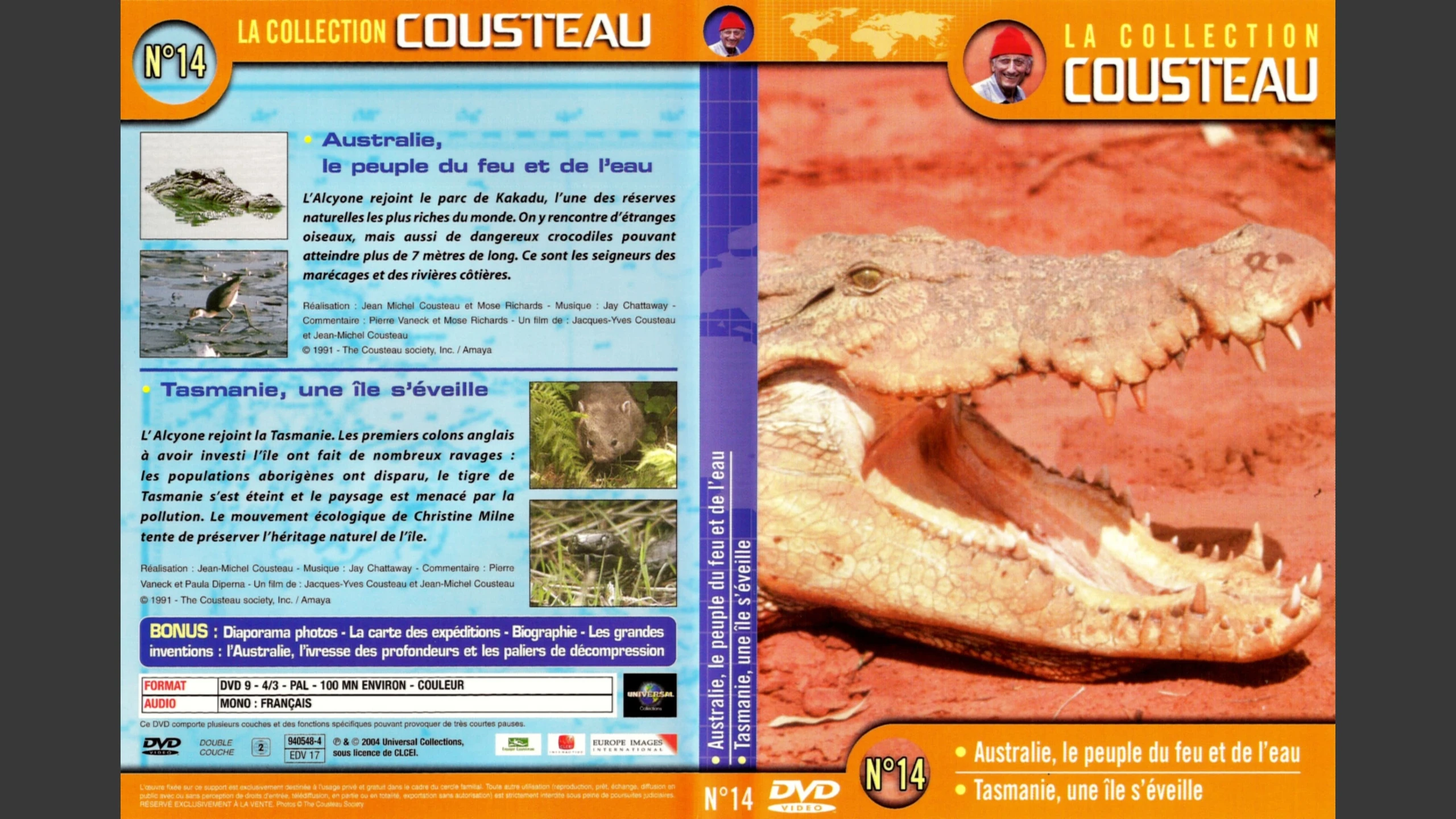 La collection Cousteau N°14-1 - Australie : le peuple de l’eau et du feu