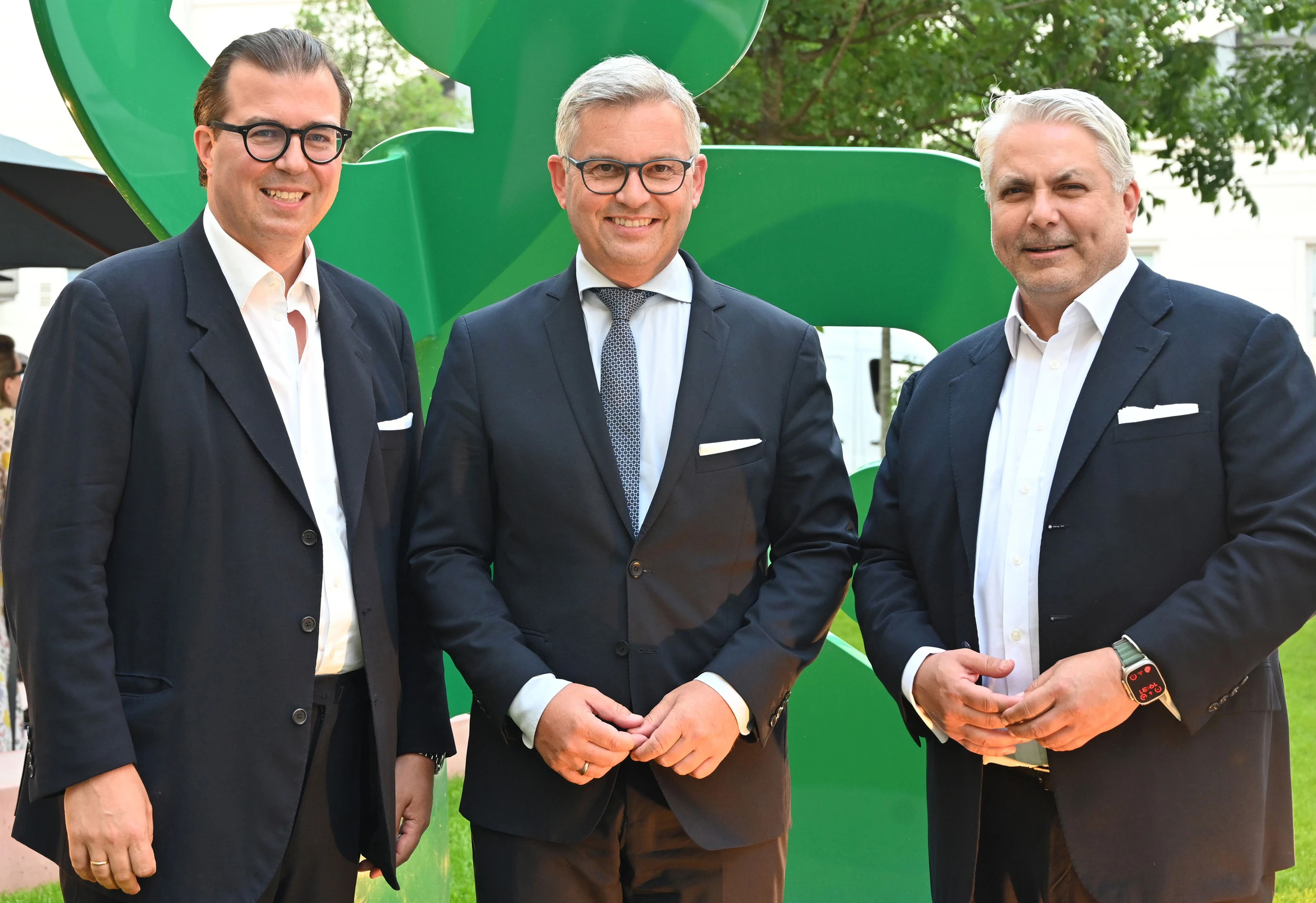 Clemens Schindler, Magnus Brunner und Peter Bosek
