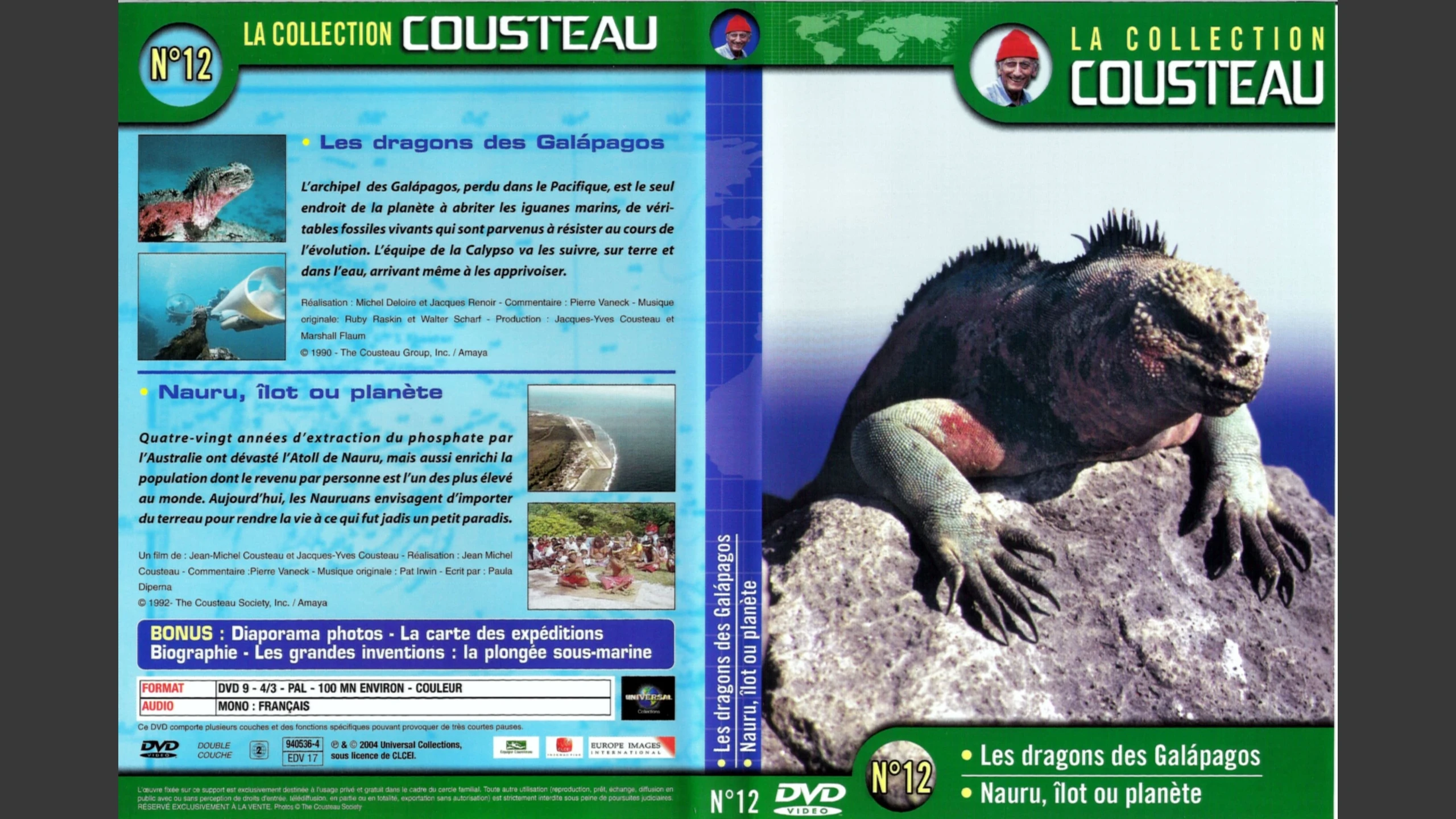 La collection Cousteau N°12-1 - Les Dragons des Galápagos