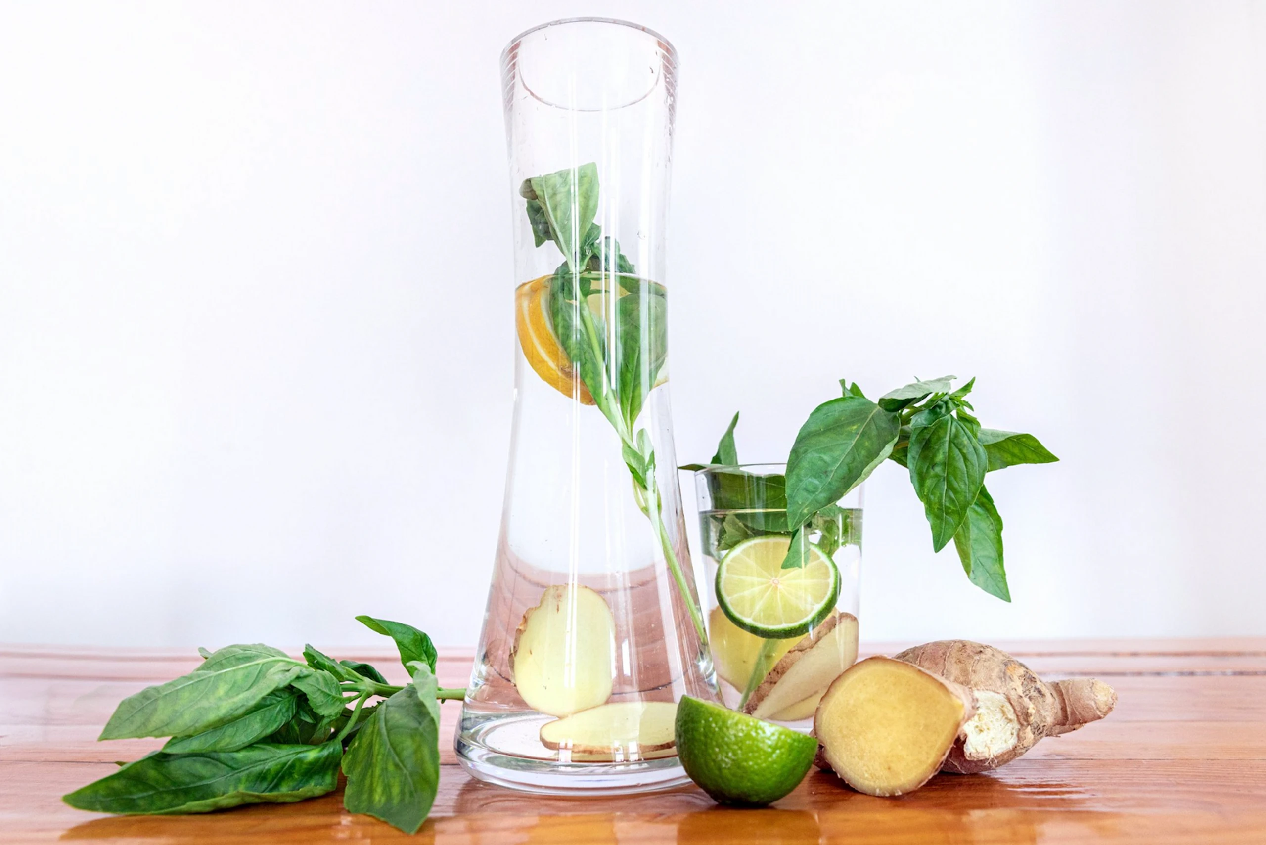 Wasser trinken zitrone ingwer