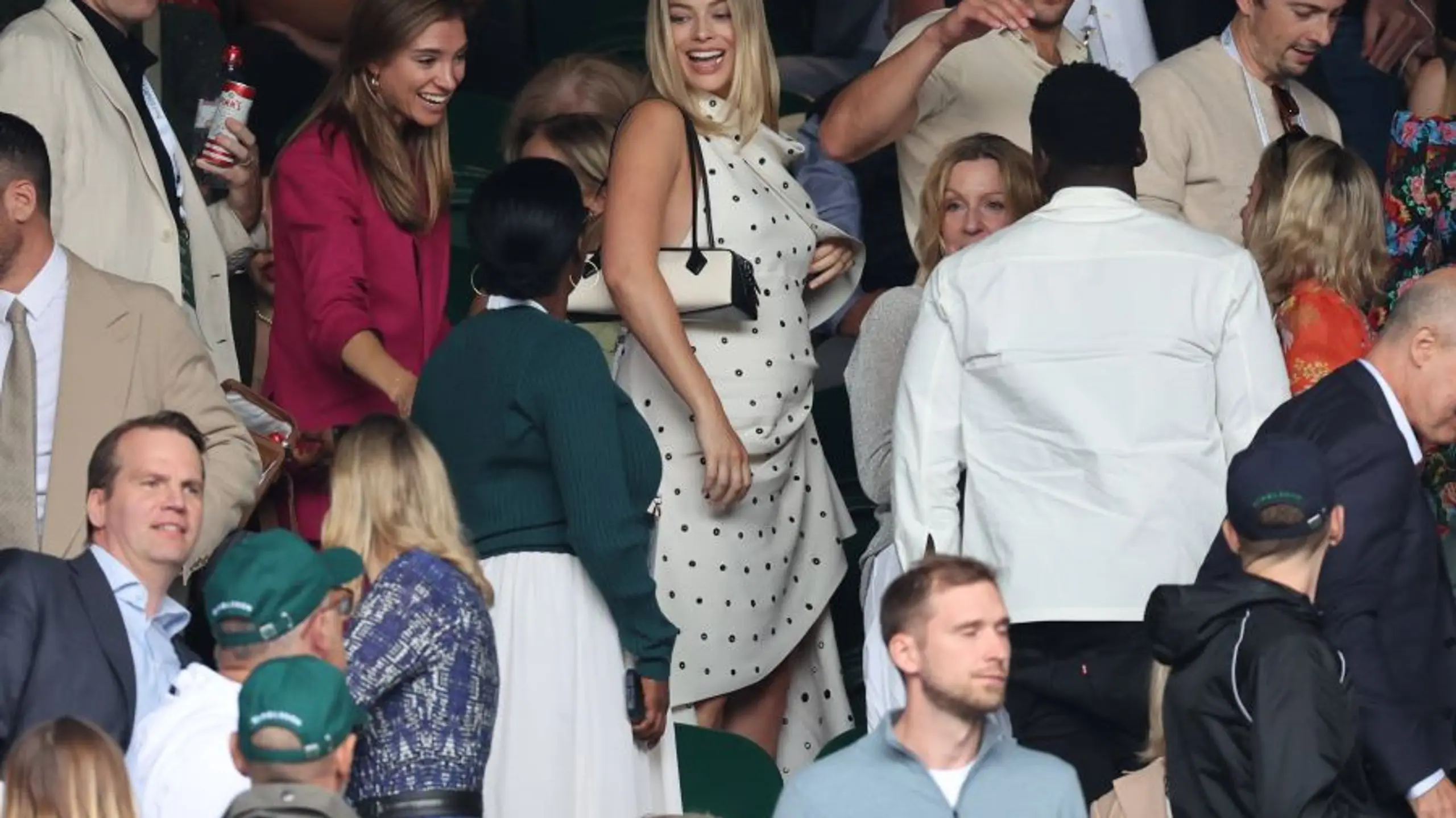 Polka Dots Kleider als Trend in Wimbledon
