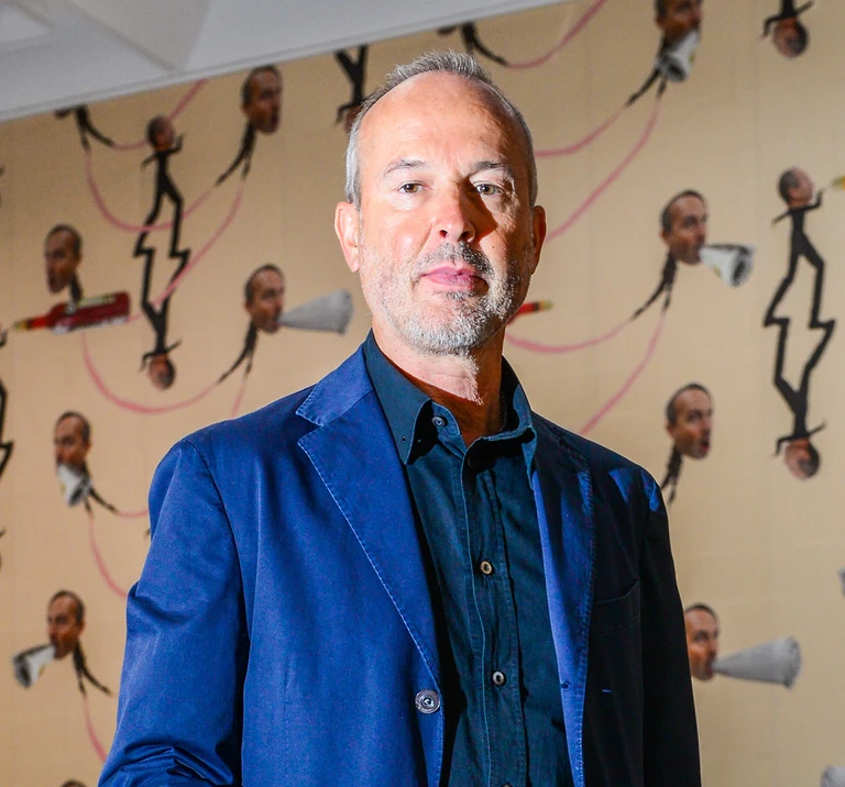 Der Künstler Erwin Wurm in Duisburg 2018.