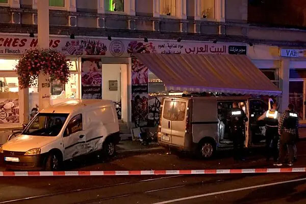 Der Bereich des Tatortes in Essen
