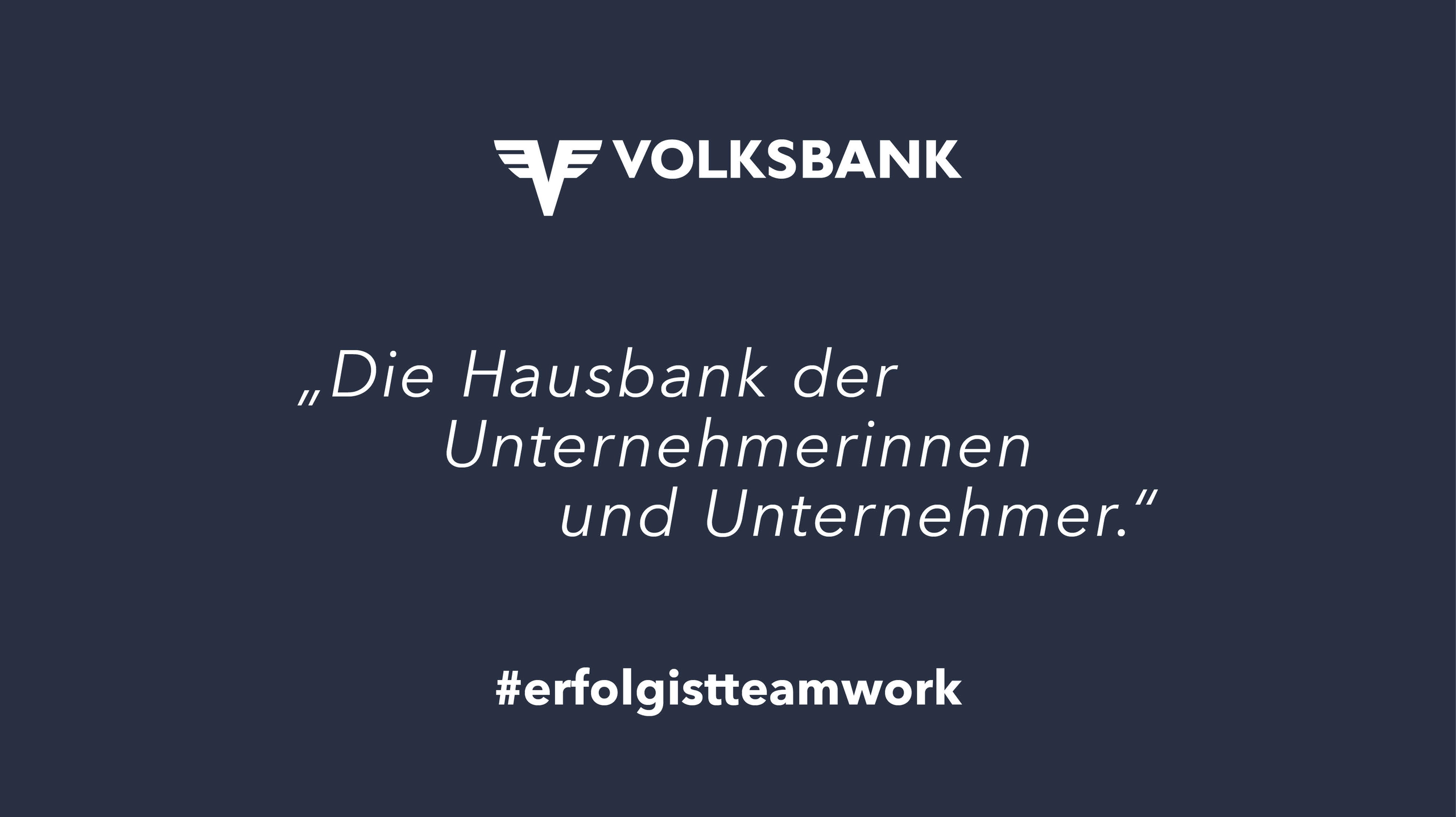 © VOLKSBANK
