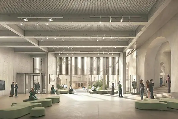 Siegerprojekt: Foyer des künftigen hdgö