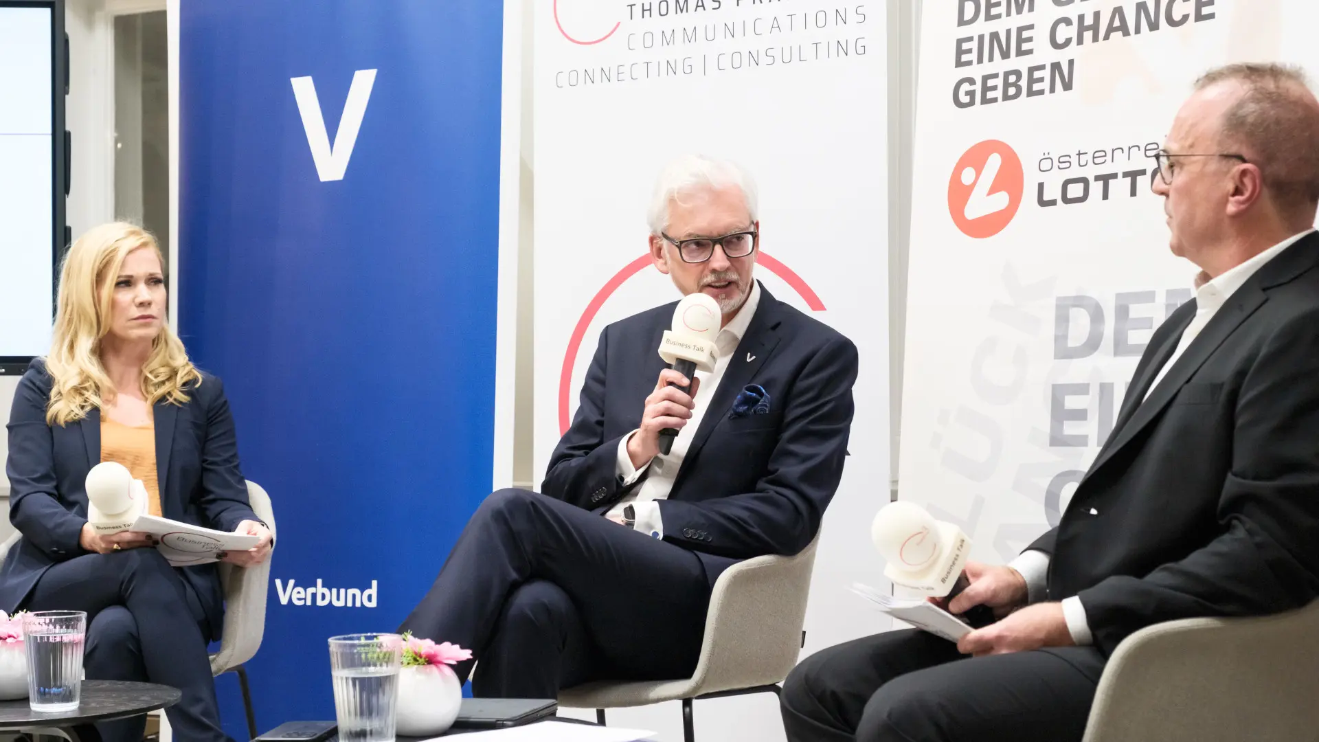 VERBUND- CEO Mag. Dr. Michael STRUGL im C 3- “Business Talk”-Interview bei Johanna Setzer und Thomas Prantner