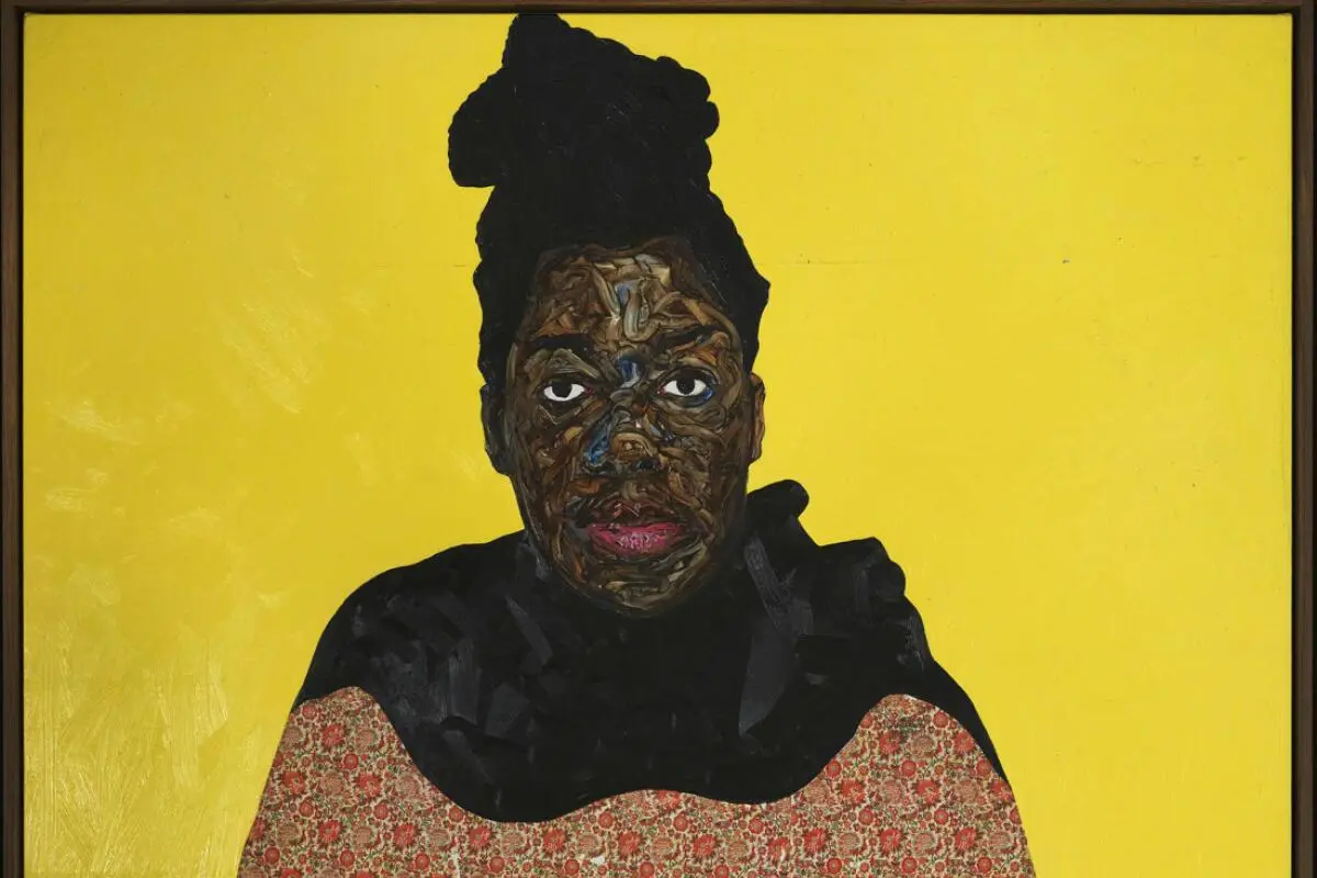 Amoako Boafos Arbeit "Enyonam's Black Shawl" aus 2020