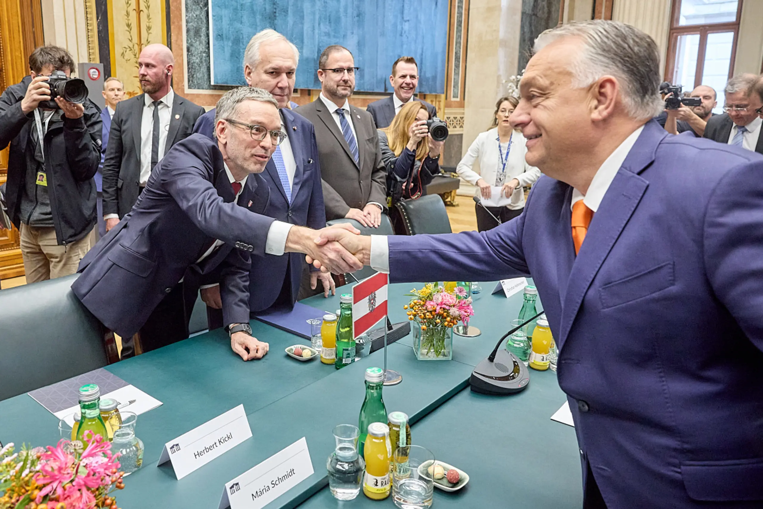 Ungarns Regierungschef Orbán in Wien