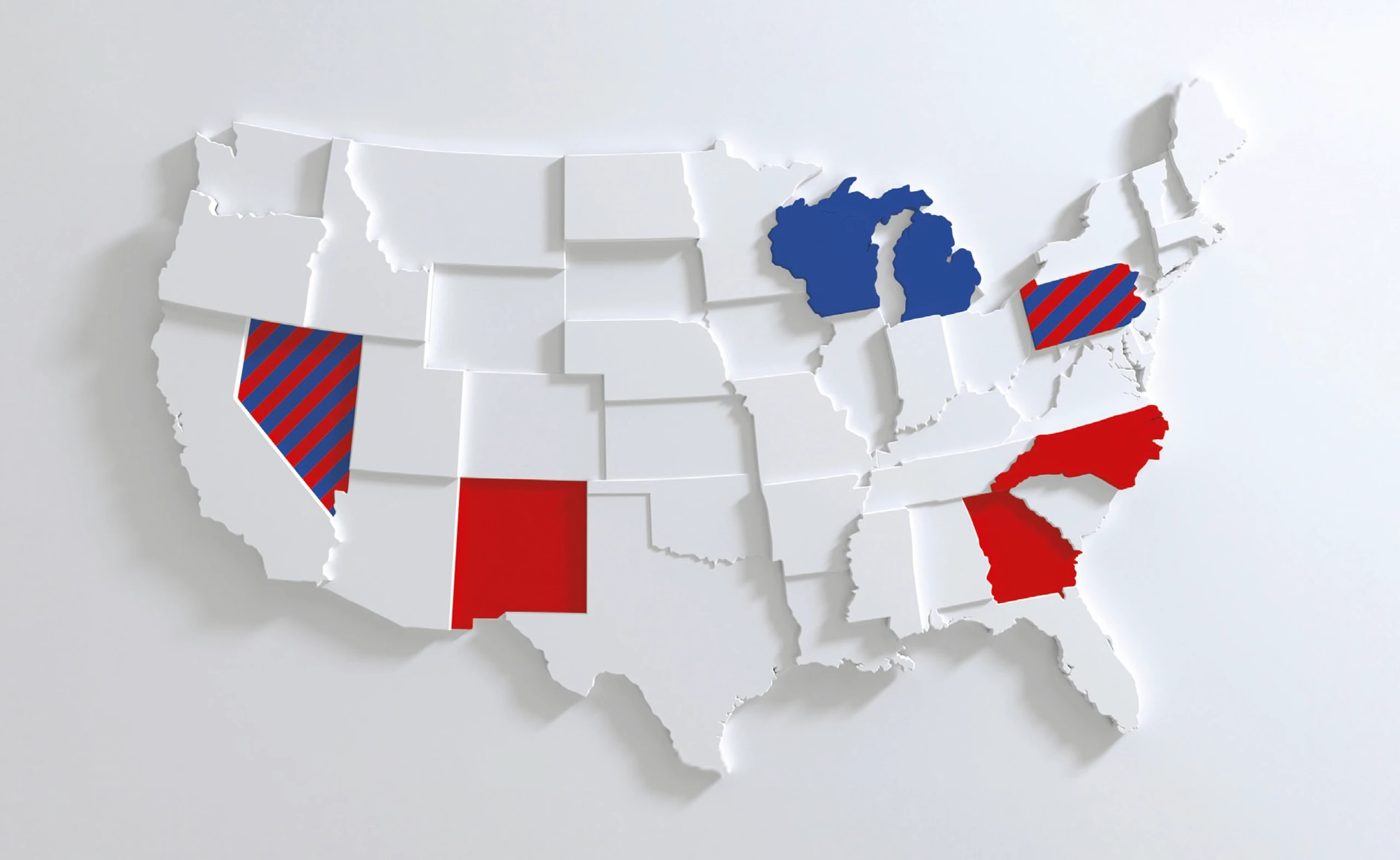 US-Wahl 2024: Diese Swing States entscheiden die Wahl