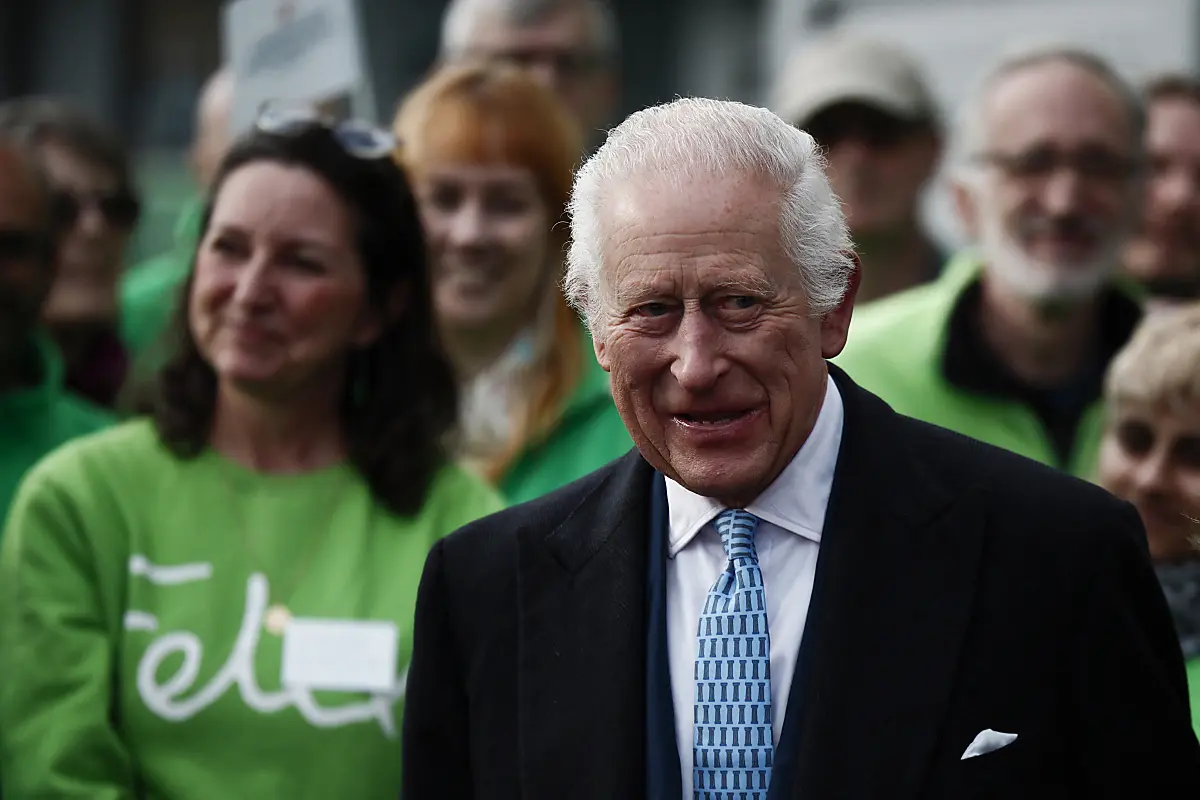 Gut gelauntes Geburtstagskind König Charles III.