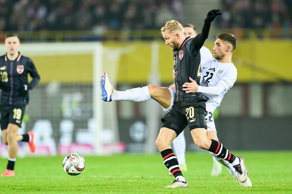Laimer und Co. kamen gegen Slowenien nicht über ein 1:1 hinaus