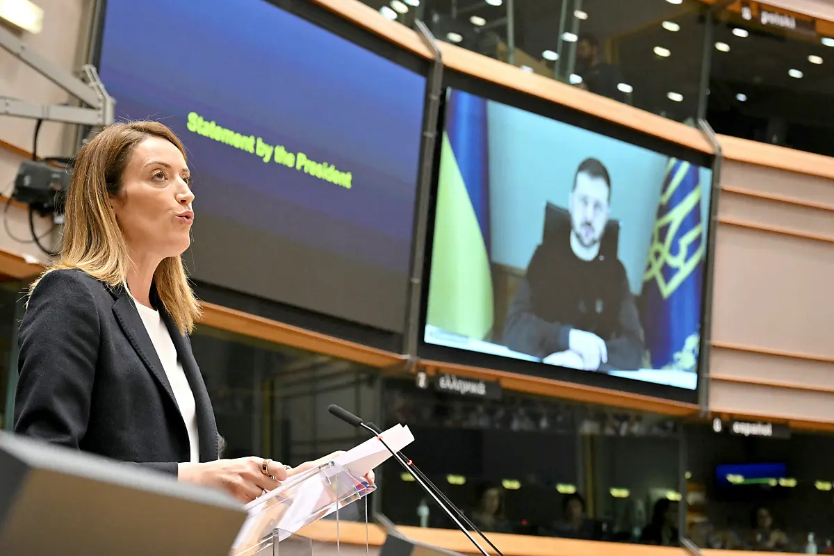 Metsola fordert mehr Unterstützung für die Ukraine