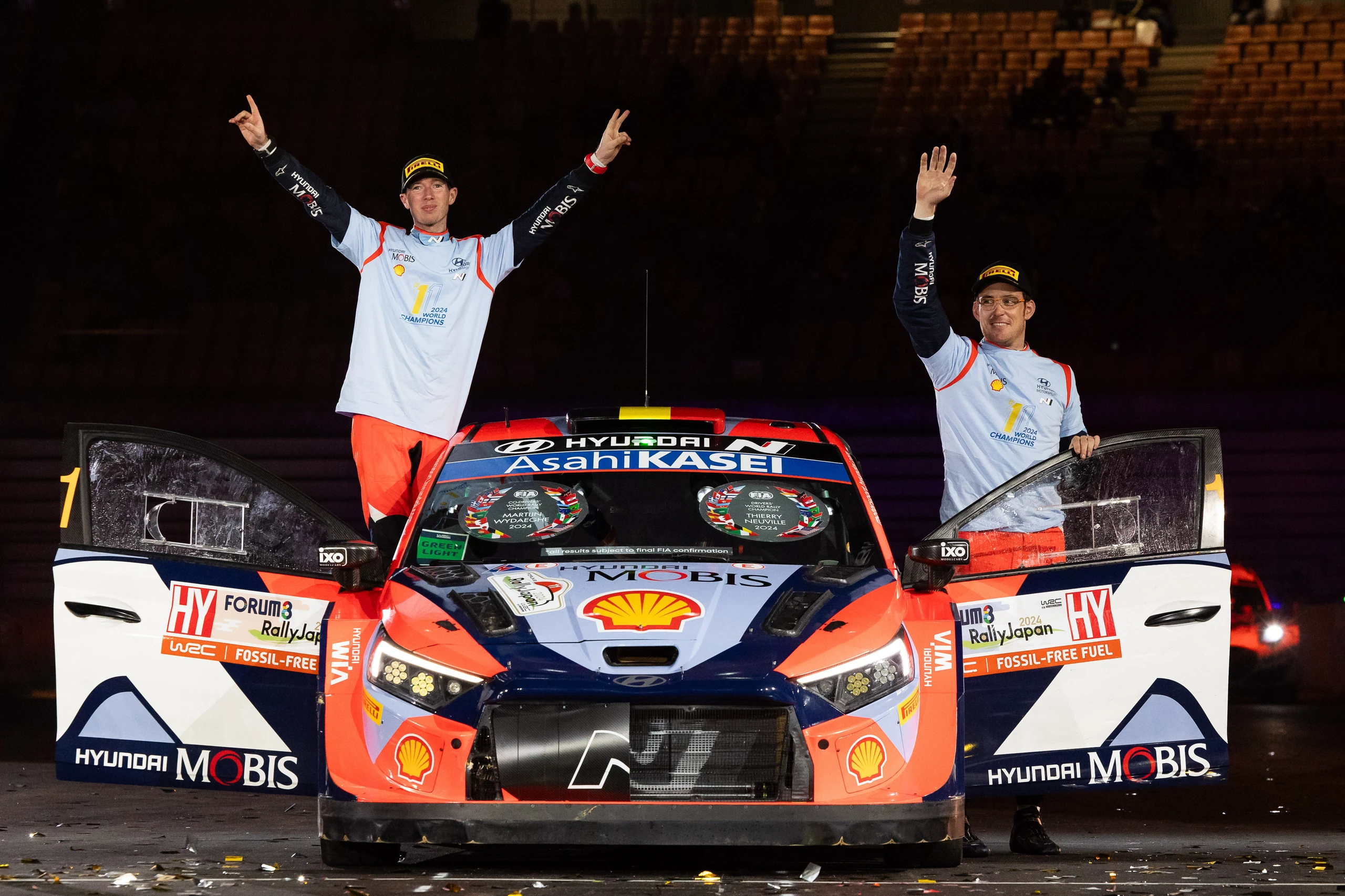 Hyundai Motorsport feiert FIA WRC-Titel 2024
