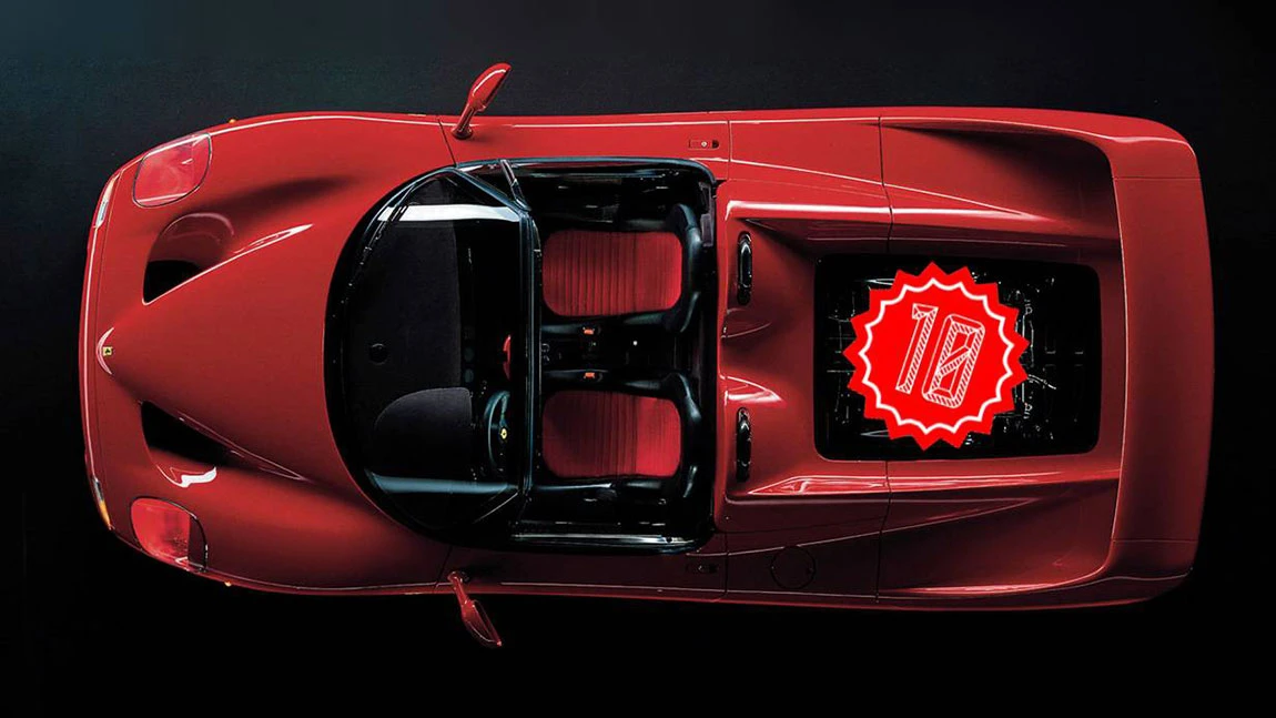 Der Ferrari F50.