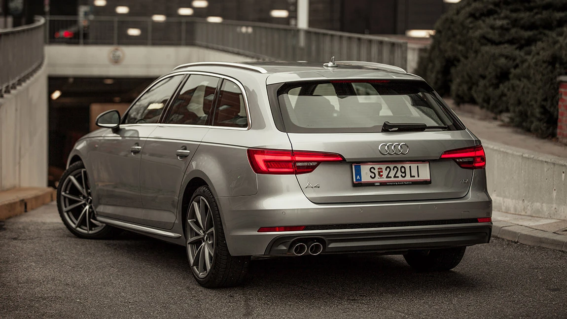 audi a4 avant tdi 2016 hinten heck heckklappe heckleuchten