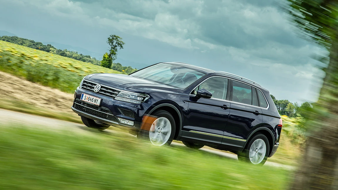 VW Tiguan TDI 4motion DSG Highline: Keine Ecken, aber Kanten