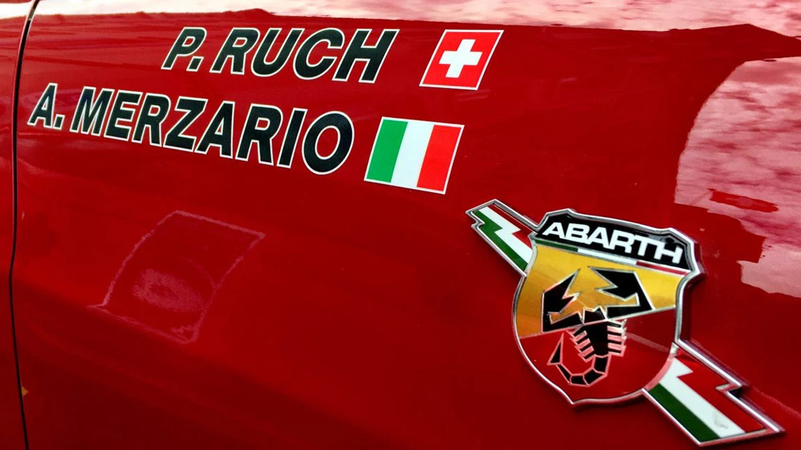 Mit Arturo Merzario im Abarth 124 Spider