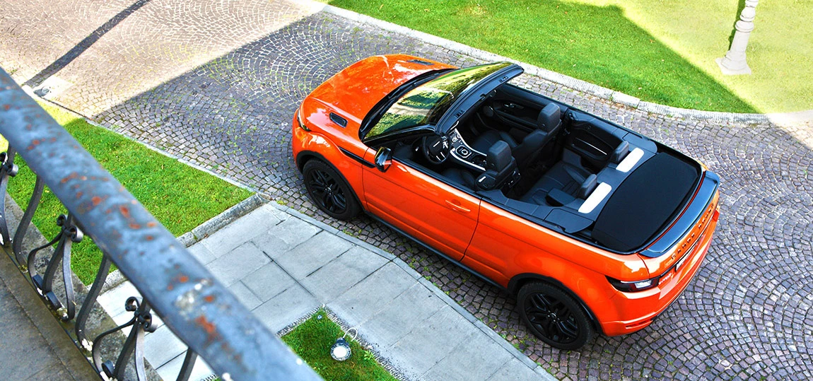 Range Rover Evoque Cabrio: Uhrwerk Orange