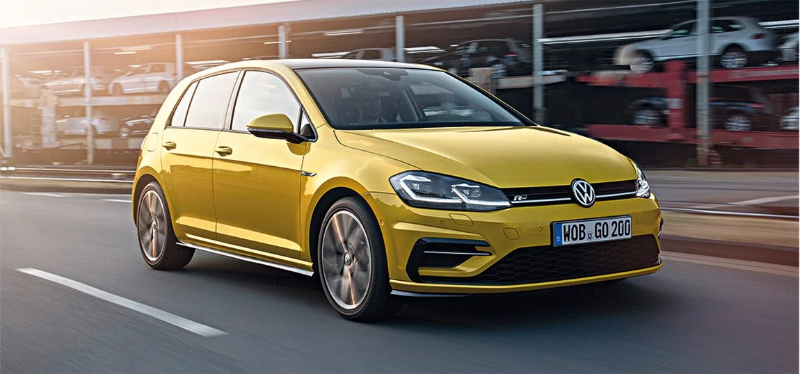 VW Golf: Der siebente Golf von links