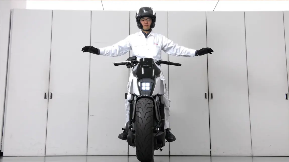 Dieses Motorrad kann nicht umkippen