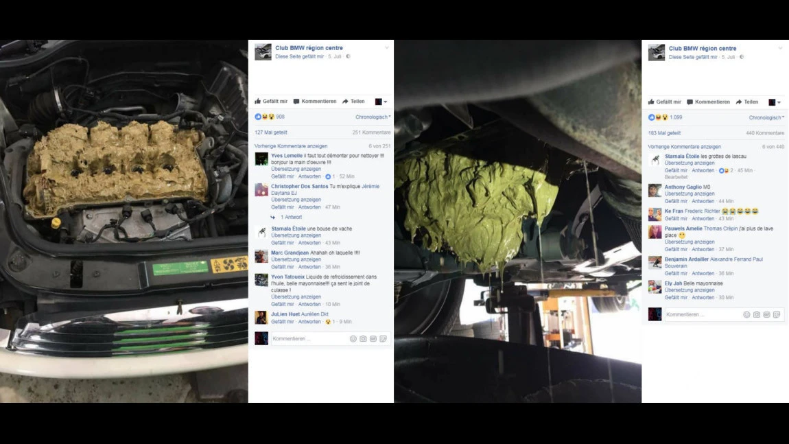 Was passiert, wenn man Scheibenreiniger in den Motor füllt