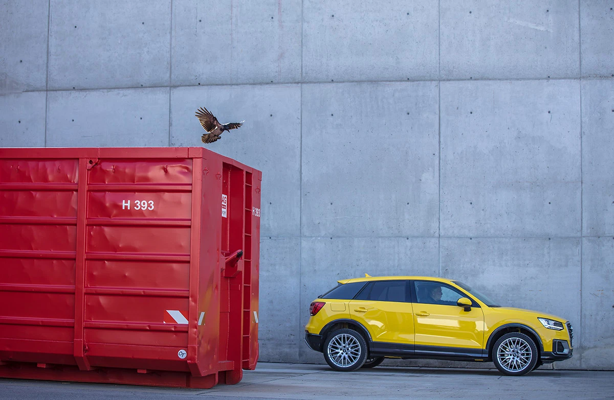 Audi Q2 1,0 TFSI Design: Gute Haltung