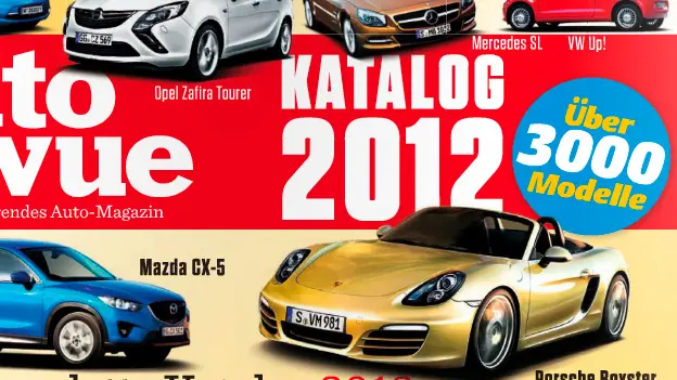 autorevue Katalog 2012 - alle Autos, die 2012 in Österreich erhältlich waren