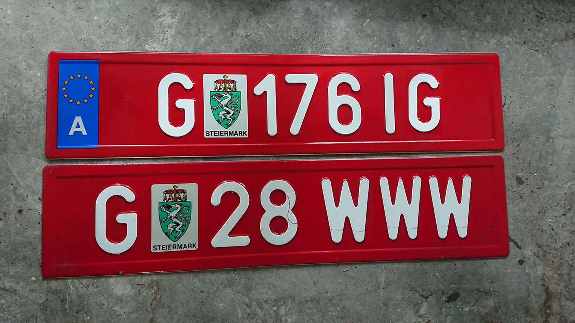 Was Kostet Ein Rotes Kennzeichen Kfz-Kennzeichen in Österreich: Alle unterschiedlichen Taferln im Überblick