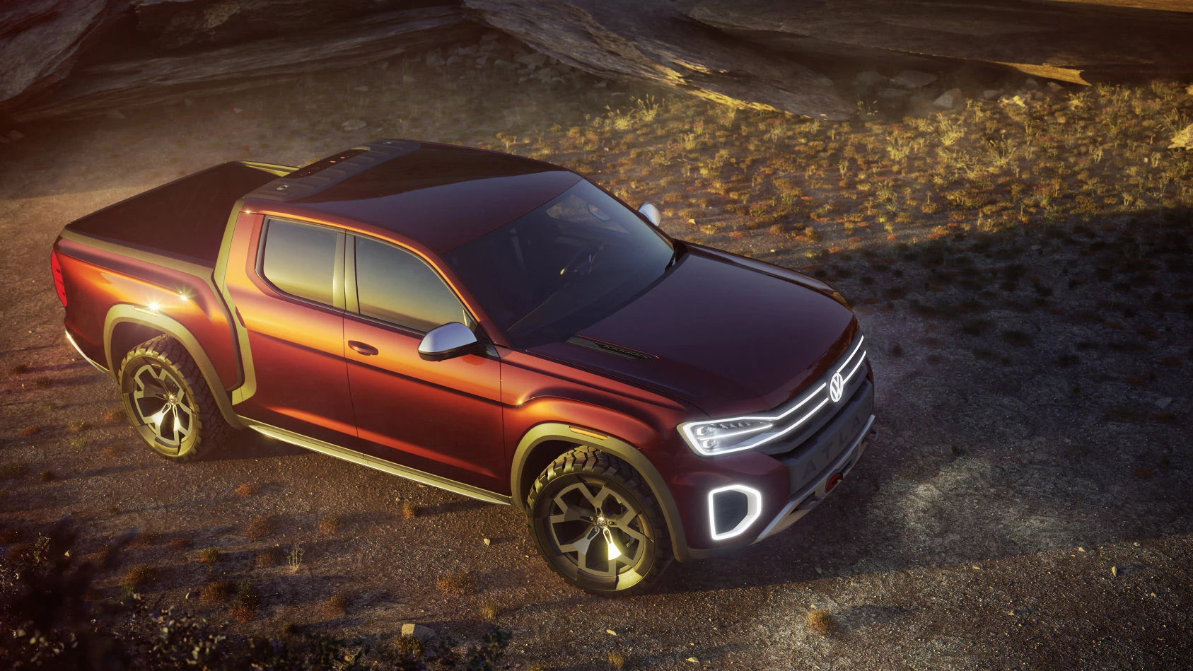 VW Atlas Tanoak: Pick-up Wuchtbrumme erobert das Paradies