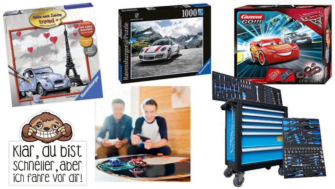 Geschenkideen für Autofans (Erwachsene und Kinder)