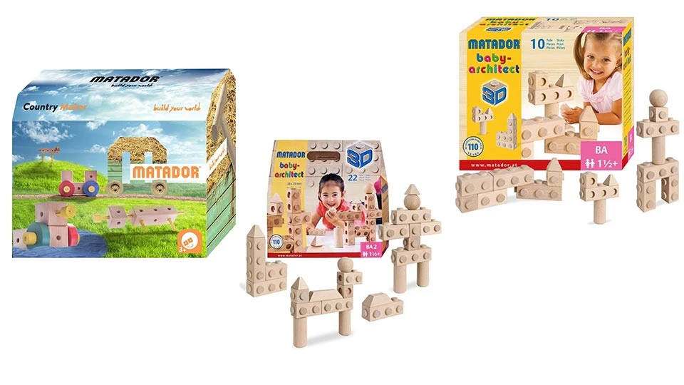 Fahrzeug-Baukasten von Matador für Kinder ab 12 Monate