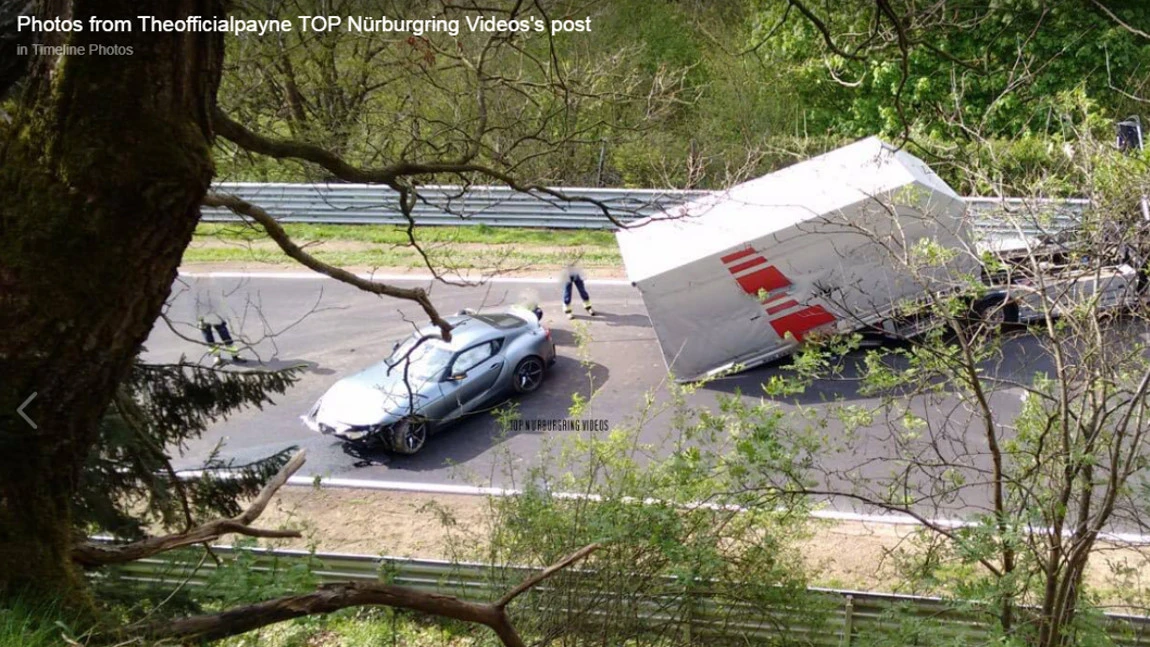 Toyota Supra: Erster Crash am Nürburgring