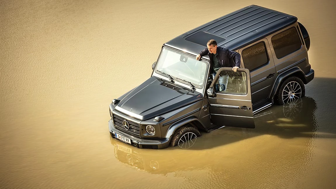 Test Mercedes G 500: Kost’ ein Eckhaus. Ist ein Eckhaus