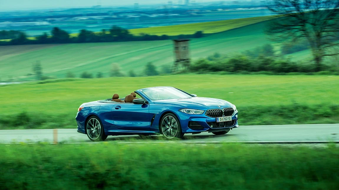 Test BMW 840d Cabrio: Baum, Haus, Kind, Auto