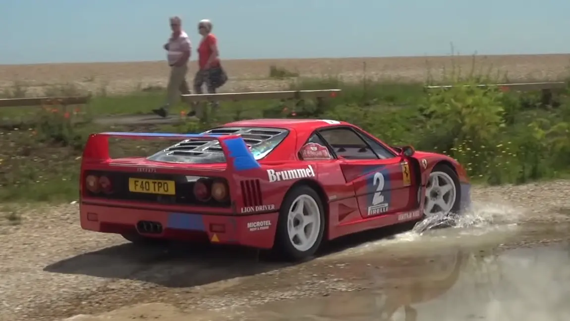 Ein Fest für die Ohren: Der Ferrari F40 GT