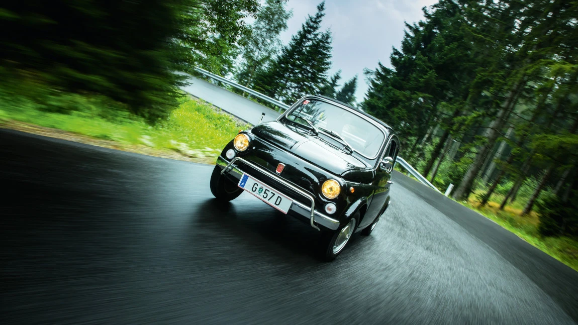 Im Fiat 500 um den Schöckl: Jungnahfahrt