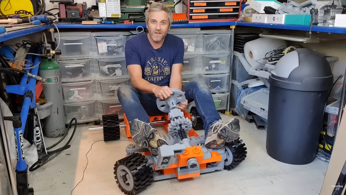 Wie man ein fahrbares Lego-Kart für Erwachsene baut