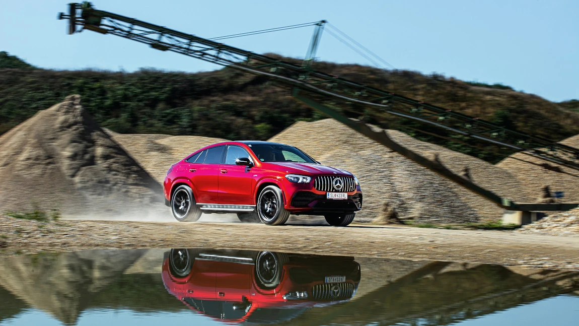 Mercedes-AMG GLE 53 4MATIC+ Coupé: Hecht im Schotterteich