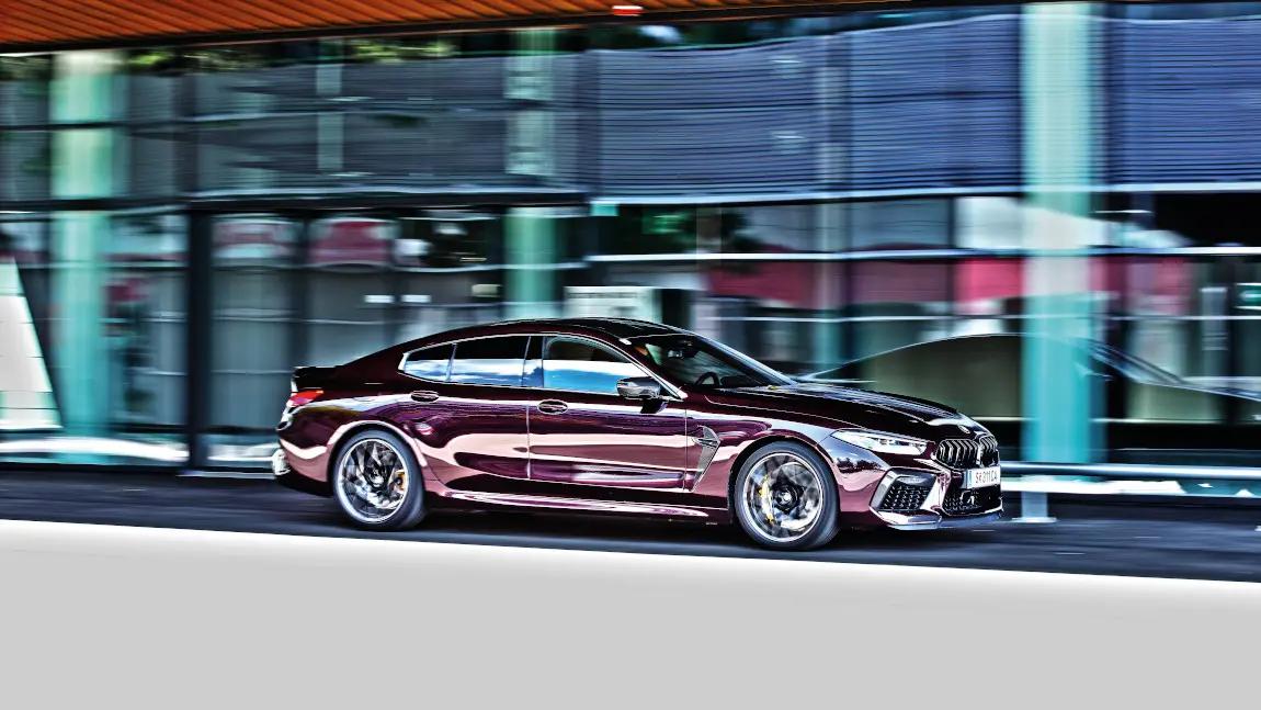 BMW M8 Gran Coupé: Voll auf Ametrin