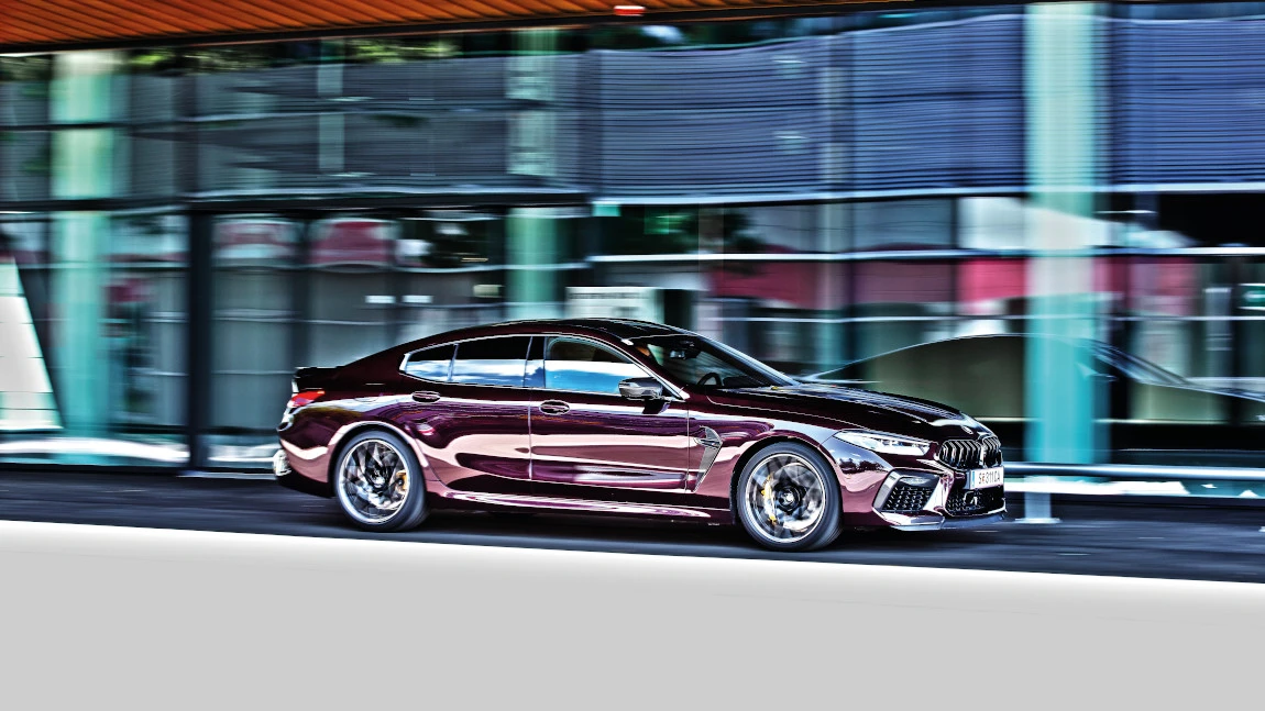 BMW M8 Gran Coupé: Voll auf Ametrin