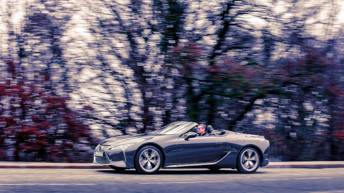 Lexus LC 500 Cabriolet: Winterkreuzfahrt